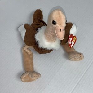 TY Beanie Baby Stretch the Ostrich Plush Vintage 1997 Stuffed Animal 11"